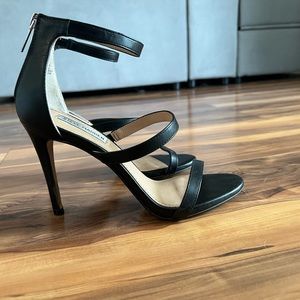 Steve Madden Black Leather Heels